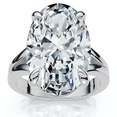 thumbnail image 1 of Pompeii Certified 5Ct Abner Oval Solitaire Diamond Engagement Ring 14k Gold Lab Grown, 1 of 4