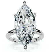 POMPEII3 Pompeii Certified 6Ct Marquise Solitaire Diamond Engagement Ring Lab Grown (F/G,VS2)