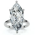 thumbnail image 1 of Pompeii Certified 6Ct Marquise Solitaire Diamond Engagement Ring Lab Grown (F/G,VS2), 1 of 5
