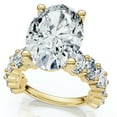 thumbnail image 1 of Pompeii Certified 6Ct Oval Diamond Engagement Ring 14k Gold Lab Grown (F/G,VS1-VS2), 1 of 5