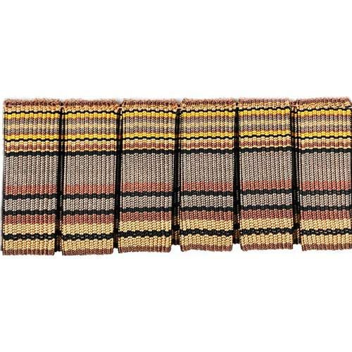 Pompeii Collection - 2" Width PLEATED TRIM (25 Yard Roll) - BF-1398-02/16 Black and Sable
