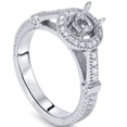 thumbnail image 1 of Pompeii Diamond Engagement Ring Setting Semi Mount Ring 14K White Gold (G/H,I2), 1 of 3