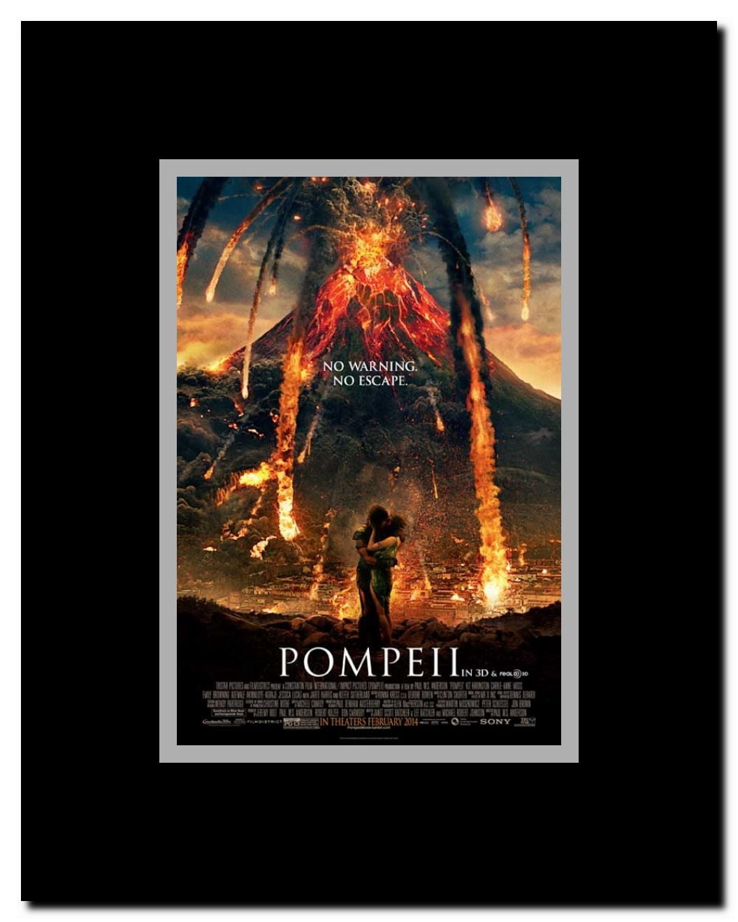 Pompeii Framed Movie Poster