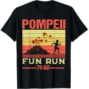 Pompeii Fun Run Volcano History Geography Volcanologist T-Shirt