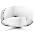 thumbnail image 1 of Pompeii High Polished Wedding Band 14K White Gold (,), 1 of 3