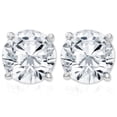 thumbnail image 1 of Pompeii 1 1/4Ct TW Natural Round Diamond Studs in 14k White or Yellow Gold (KL,I2-I3), 1 of 5