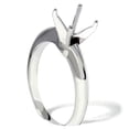 thumbnail image 1 of Pompeii Knife Edge Solitaire Engagement Ring Setting Mount 14K (,), 1 of 3
