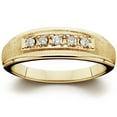 thumbnail image 1 of Pompeii Ladies 14K Yellow Gold 1/6ct Diamond Wedding Ring (G/H,I2), 1 of 3