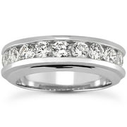 POMPEII3 Pompeii Men's 1 3/4 Ct T.W. Diamond Ring 10k White Gold (H/I,I1-I2)