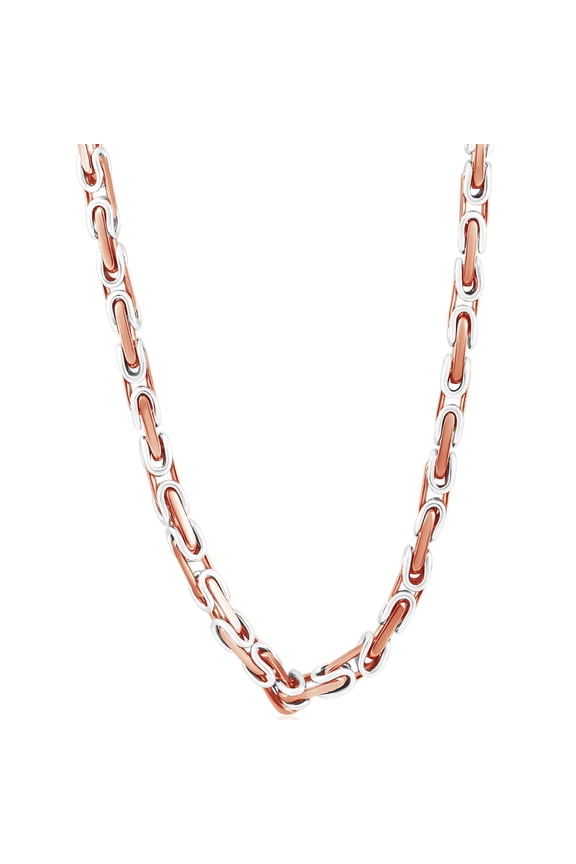 Pompeii Men's 14k Gold (130gram) or Platinum (244gram) 6mm Link Chain Necklace 24" (,)