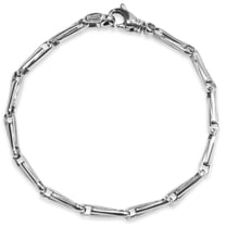 Pompeii Men's 14k Gold (16gram) or Platinum (25gram) 4.5mm Link Bracelet 8.5" (,)