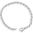thumbnail image 1 of Pompeii Men's 14k Gold (17gram) or Platinum (31gram) 4.5mm Link Bracelet 8.5" (,), 1 of 4