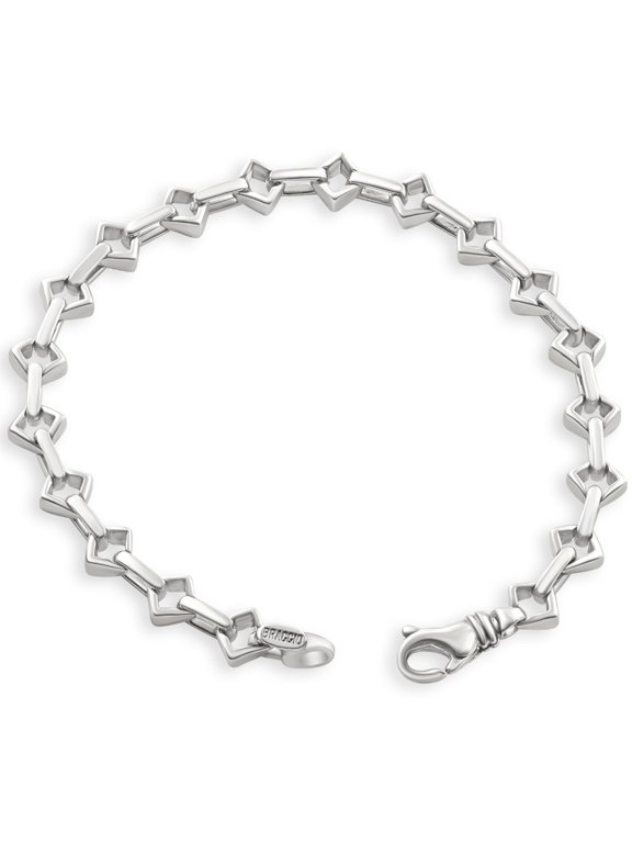 Pompeii Men's 14k Gold (25gram) or Platinum (40gram) Link Bracelet 8.75" (,)