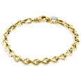 thumbnail image 1 of Pompeii Men's 14k Gold (28gram) or Platinum (45gram) 7mm Link Bracelet 8.5" (,), 1 of 3