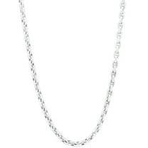 Pompeii Men's 14k Gold (49gram) or Platinum (92gram) 5.5mm Link Chain Necklace 20" (,)