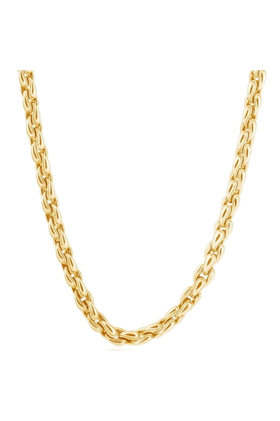 Pompeii Men's 14k Gold (83gram) or Platinum (156gram) 7mm Link Chain Necklace 20" (,)