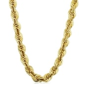 Pompeii Mens 14k Yellow Gold Filled 6-mm Rope Chain Necklace ,