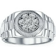thumbnail image 1 of Pompeii Men's 3/4 Ct T.W. Diamond Ring 14k White Gold Lab Grown (GH,VS), 1 of 4