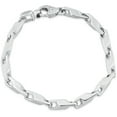 thumbnail image 1 of Pompeii Men's Classic Seed Link 14k Gold (47gram) or Platinum (75gram) 5mm Bracelet 9" (,), 1 of 3