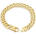 thumbnail image 1 of Pompeii Men's Cuban 14k Gold (71gram) or Platinum (133gram) 11.5mm Link Bracelet 8.5" (,), 1 of 4