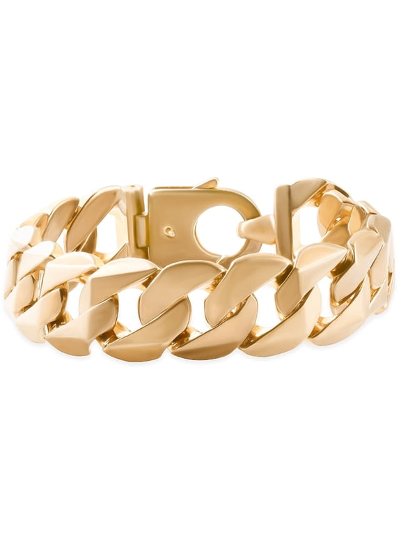 Pompeii Men's Cuban Link 14k Gold (147gram) or Platinum (236gram) 20mm Bracelet 9.5" (,)