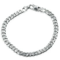Pompeii Men's Cuban Link 14k Gold (29gram) or Platinum (46gram) 6.5mm Bracelet 8.5" (,)