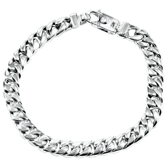 Pompeii Men's Cuban Link 14k Gold (59gram) or Platinum (95gram) 9mm Bracelet 8.5" (,)