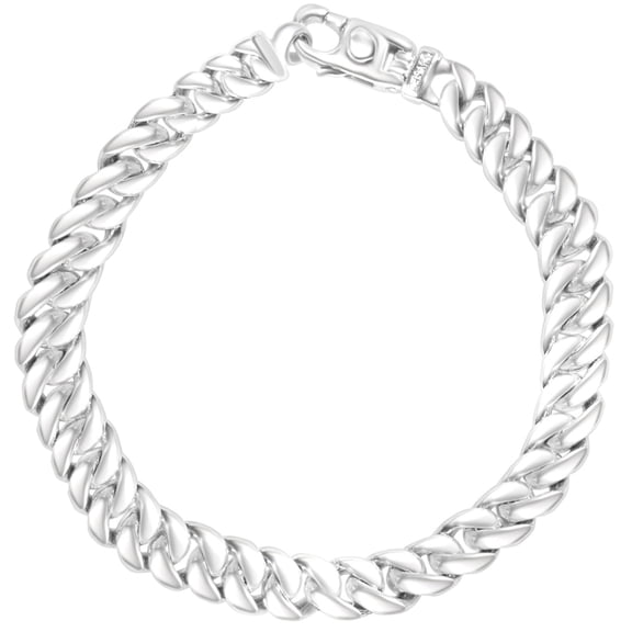 Pompeii Men's Cuban Link 14k Gold (61gram) or Platinum (98gram) 9mm Bracelet 8.5" (,)