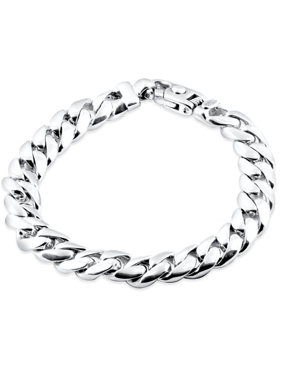 Pompeii Men's Cuban Link 14k Gold (67gram) or Platinum (107gram) 10.5mm Bracelet 8.75" (,)