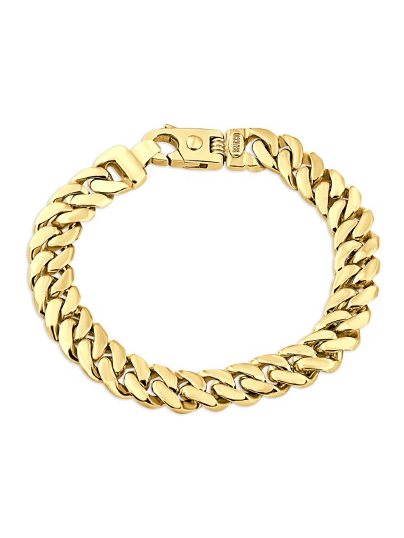 Pompeii Men's Cuban Link 14k Gold (72gram) or Platinum (115gram) 10mm Bracelet 8.5" (,)