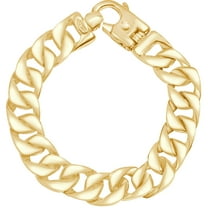 Pompeii Men's Cuban Link 14k Gold (95gram) or Platinum (152gram) 13.5mm Bracelet 8.5" (,)