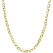 POMPEII3 Pompeii Men's Curb 14k Gold (30gram) or Platinum (56gram) 5mm Link Chain Necklace 20" (,)