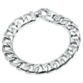 thumbnail image 1 of Pompeii Men's Curb Link 14k Gold (63gram) or Platinum (101gram) 10.5mm Bracelet 8.5" (,), 1 of 3