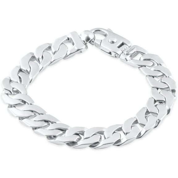 Pompeii Men's Curb Link 14k Gold (69gram) or Platinum (111gram) 11.5mm Bracelet 8.5" (,)