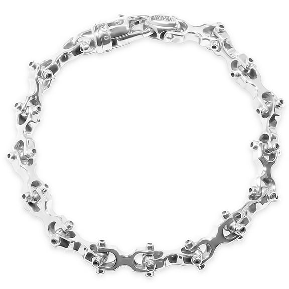 Pompeii Men's Designer Link 14k Gold (53gram) or Platinum (86gram) 10mm Bracelet 9.5" (,)