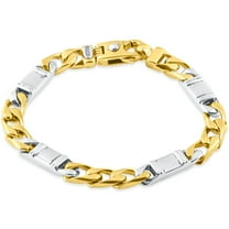 Pompeii Men's Figaro Link 14k Gold (52gram) or Platinum (85gram) 8mm Bracelet 8.5" (,)