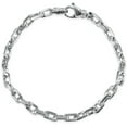 thumbnail image 1 of Pompeii Men's Heavy Round Link 14k Gold (20gram) or Platinum (32gram) 5mm Bracelet 8.25", 1 of 3