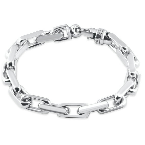 Pompeii Men's Heavy Square and Round Link 14k Gold (66gram) or Platinum (107gram) 8mm