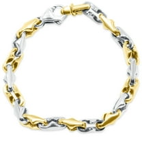Pompeii Men's Link 14K Gold (40gram) or Platinum (65gram) 6.5mm Bracelet 8" (,)