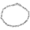 thumbnail image 1 of Pompeii Men's Link 14k Gold (26gram) or Platinum (42gram) 5mm Bracelet 8.5" (,), 1 of 3