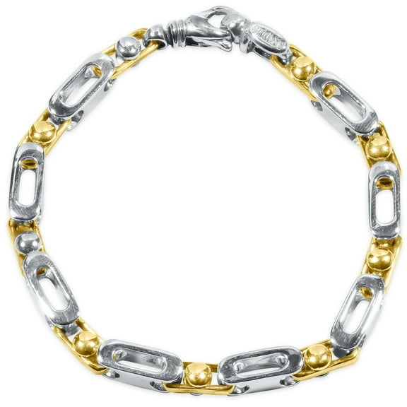 Pompeii Men's Link 14k Gold (36gram) or Platinum (59gram) 5.5mm Bracelet 8.5" (,)