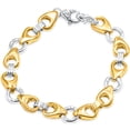 thumbnail image 1 of Pompeii Men's Link 14k Gold (51gram) or Platinum (82gram) 11mm Bracelet 8.5" (,), 1 of 5