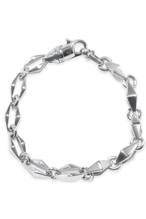 Pompeii Men's Link 14k Gold (51gram) or Platinum (82gram) 8.5mm Bracelet 8.5" (,)