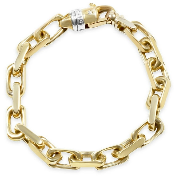 Pompeii Men's Link 14k Gold (52gram) or Platinum (83gram) 8mm Bracelet 8.5" (,)