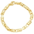 thumbnail image 1 of Pompeii Men's Link 14k Gold (53gram) or Platinum (85gram) 7mm Bracelet 8.5" (,), 1 of 3