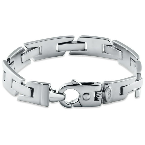 Pompeii Men's Link 14k Gold (85gram) or Platinum (137gram) 12mm Bracelet 9" (,)