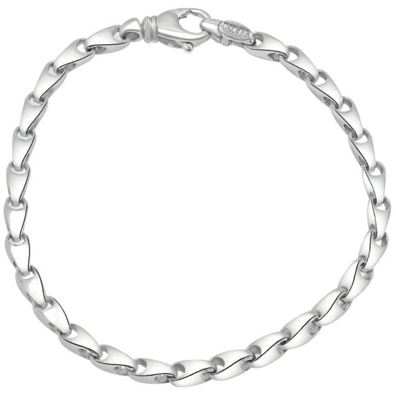 Pompeii Men's Link Seed 14k Gold (22gram) or Platinum (36gram) 4.5mm Bracelet 8.5" (,)