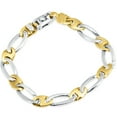 thumbnail image 1 of Pompeii Men's Marine Link 14k Gold (26gram) or Platinum (42gram) 10mm Bracelet 8.5" (,), 1 of 4