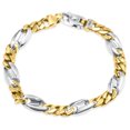 thumbnail image 1 of Pompeii Men's Mariner & Figaro Link 14k Gold (44gram) or Platinum (71gram) 7.5-9.5mm, 1 of 3