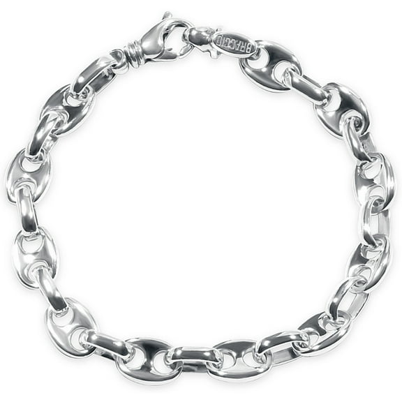 Pompeii Men's Mariner and Round Link 14k Gold (32gram) or Platinum (51gram) 10.5mm